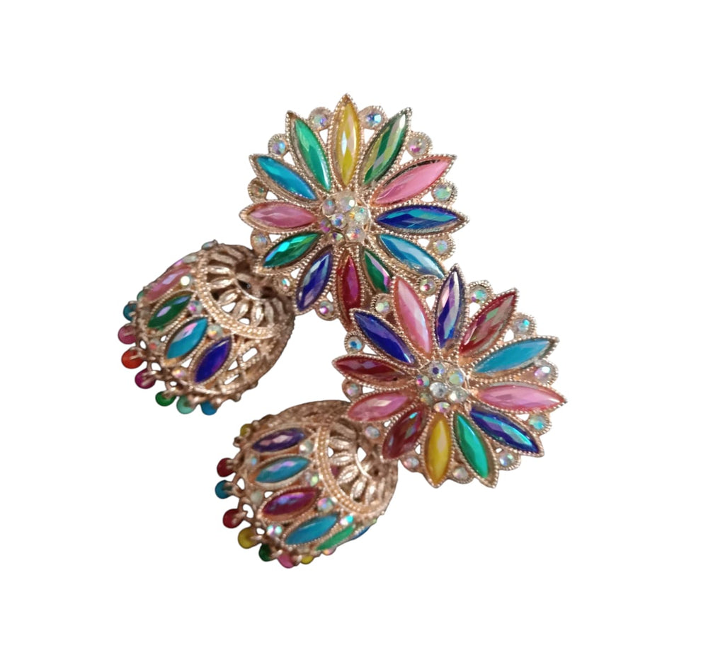 Colorful Jhumkas