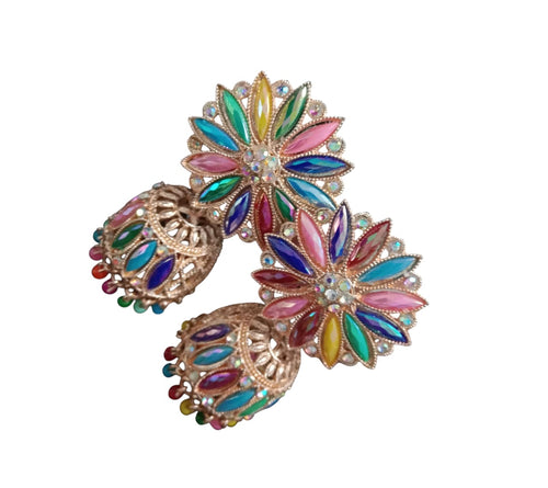 Colorful Jhumkas