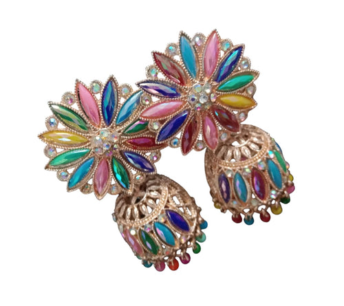 Colorful Jhumkas