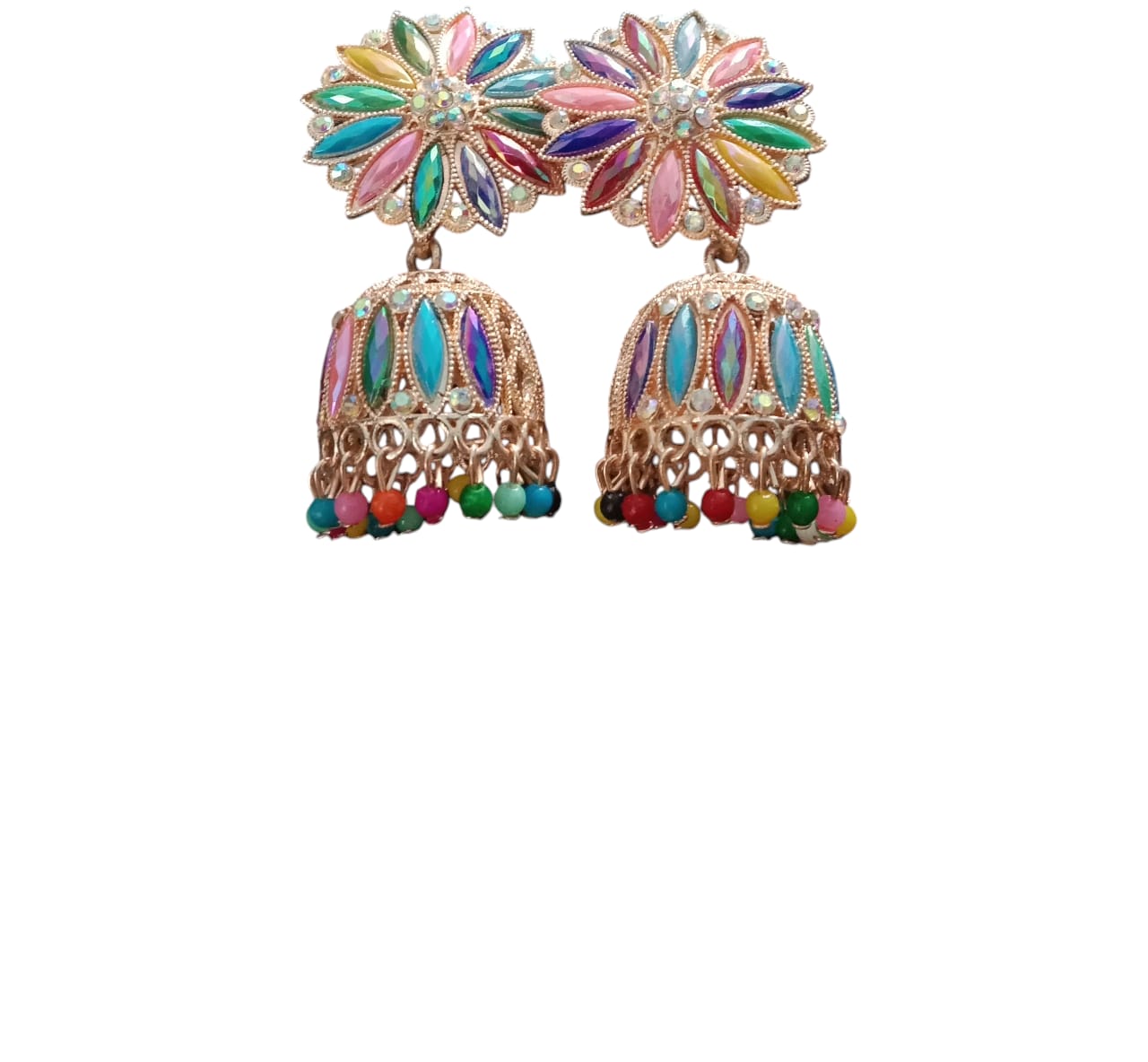 Colorful Jhumkas