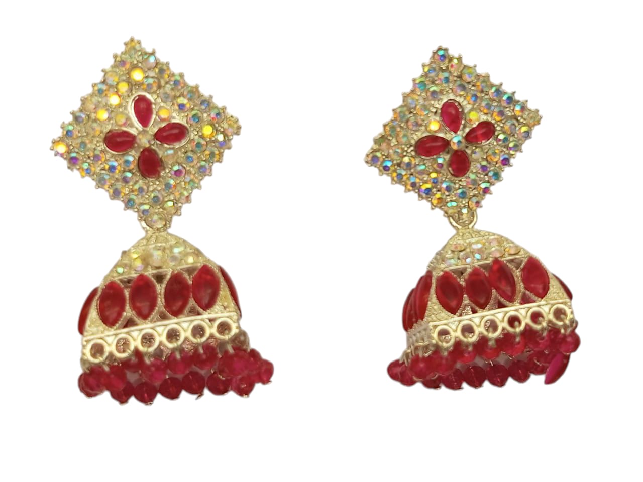 Ruby Jhumkas